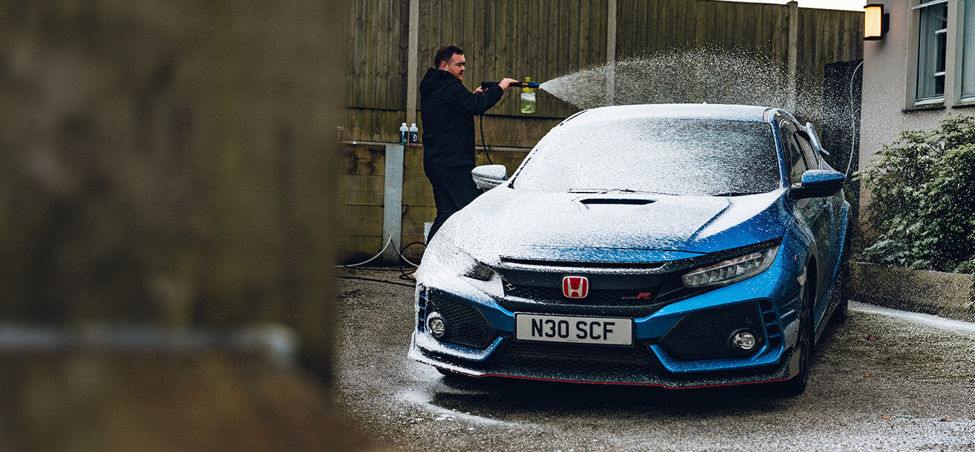 A proper wash process starts before the product is even applied — with the right cloths in hand