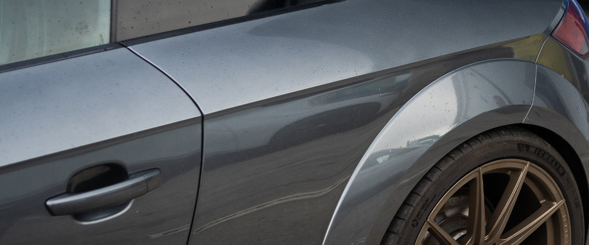 Clean car finished after a safe, swirl-free wash