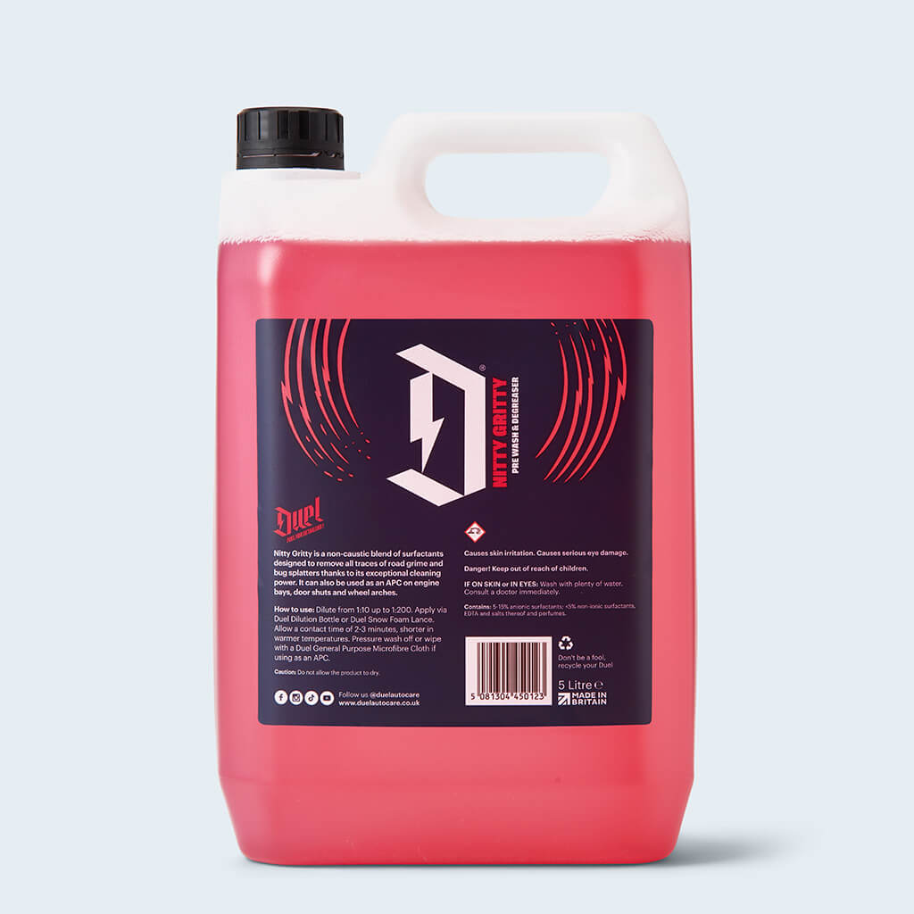 Duel Nitty Gritty Pre Wash & Degreaser 5 Litre