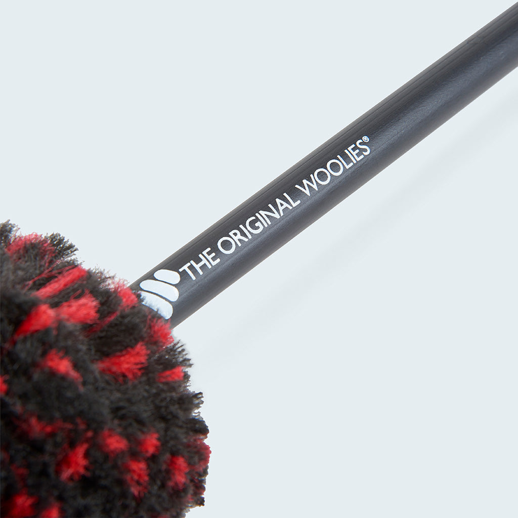 Original Wheel Woolies Brush handle logo detail