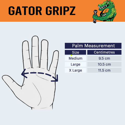 Tough Glove Gator Gripz Disposable Nitrile Gloves Size Guide