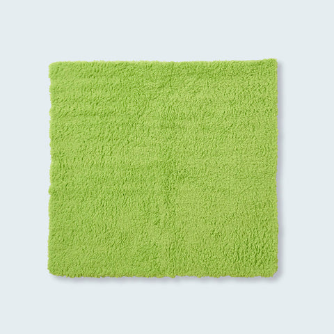 Coral Fleece Microfibre Cloth Green 40cm x 40cm