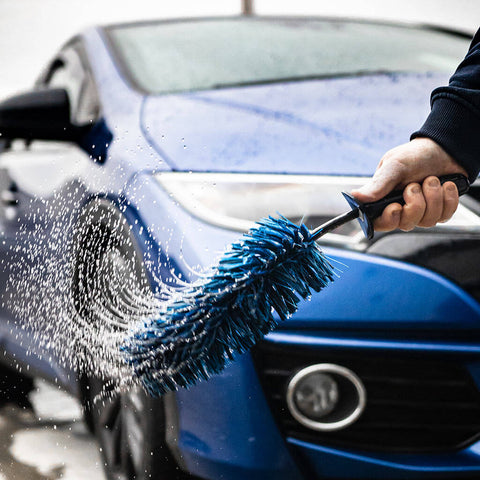 EZ Detail Wheel Brush drying