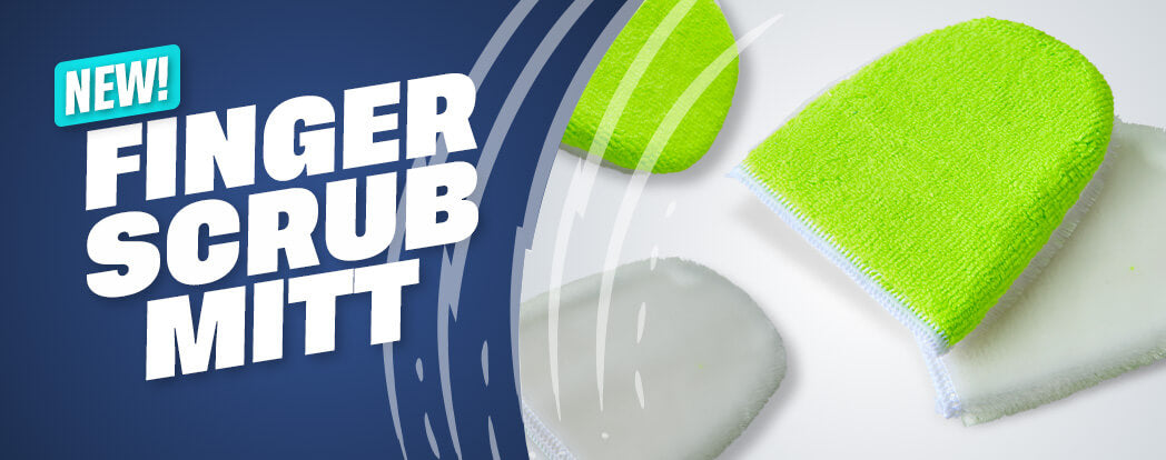 New Duel Autocare Finger Scrub Mitt