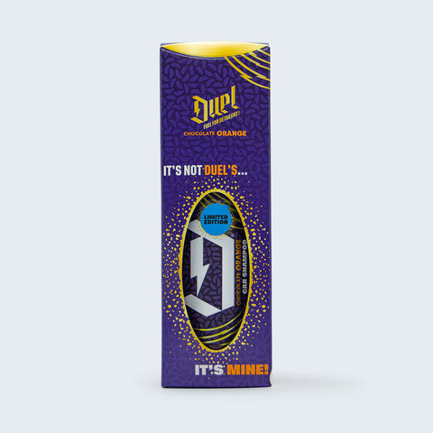 Limited Edition Chocolate Orange Shampoo cardboard box