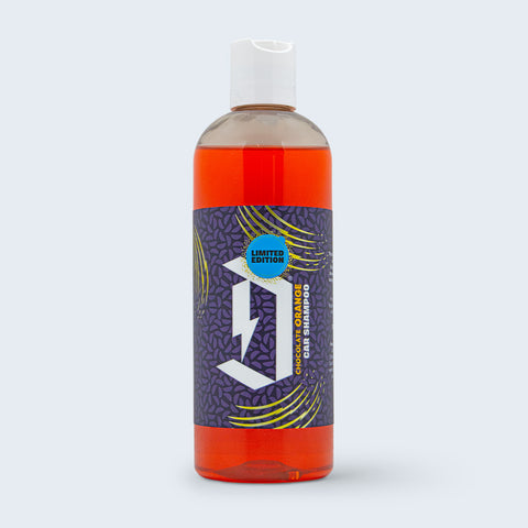 Limited Edition Chocolate Orange Shampoo bottle