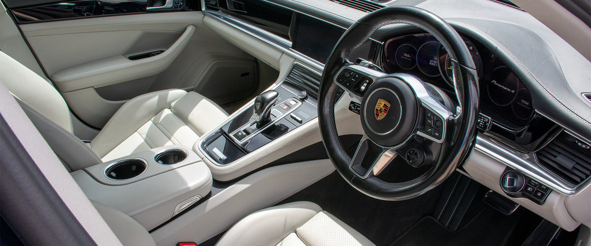 Clean interior or engine bay after APC treatment