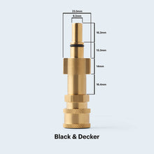 Black and Decker Lance fitting quick release adapter