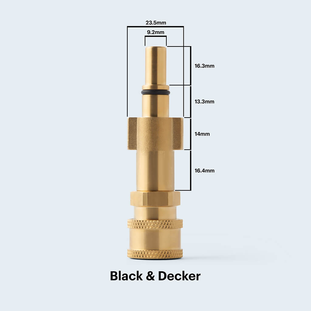 Black and Decker Lance fitting quick release adapter