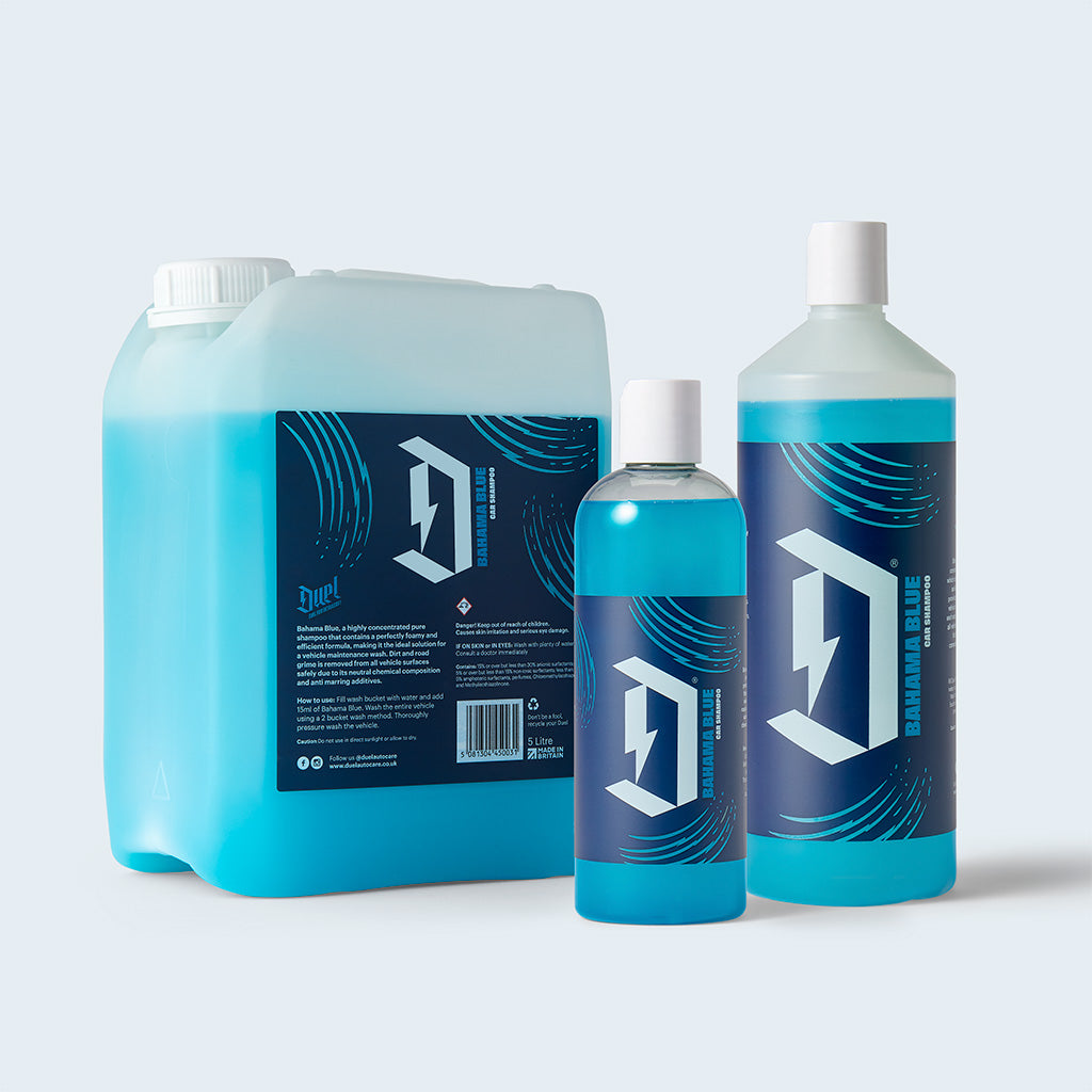 Duel Bahama Blue High Concentrated Shampoo group shot