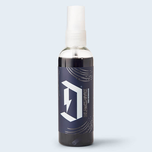 100ml sample of Duel Autocare's Blackjack tar and sticky residue glue remover