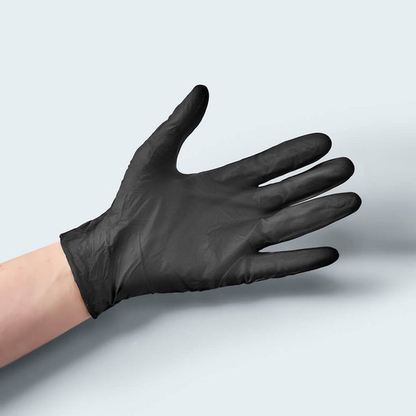 Tough Glove Boa Max Disposable Nitrile Gloves on hand