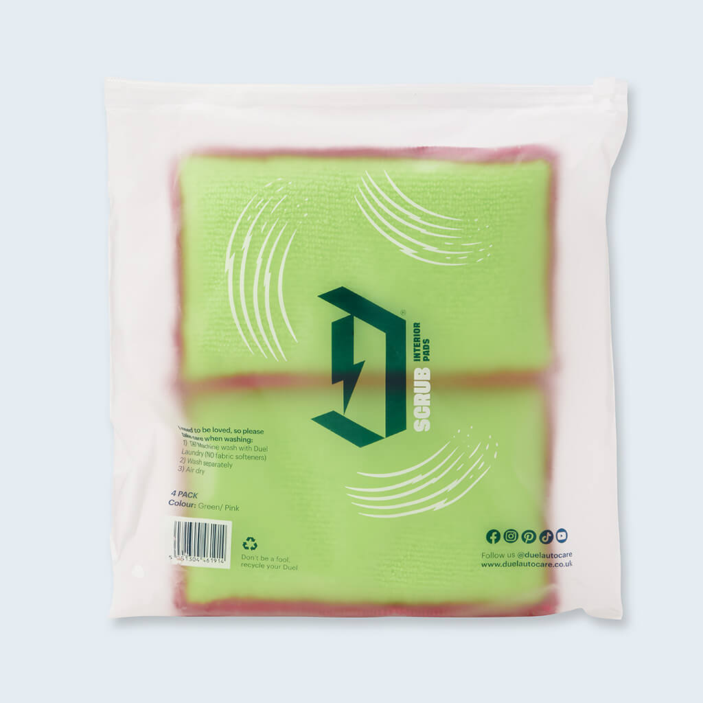 Duel scrub pad 4 pack