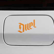 Duel Vinyl Decal