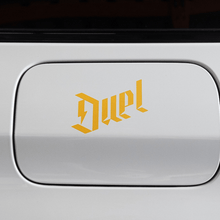 Duel Vinyl Decal