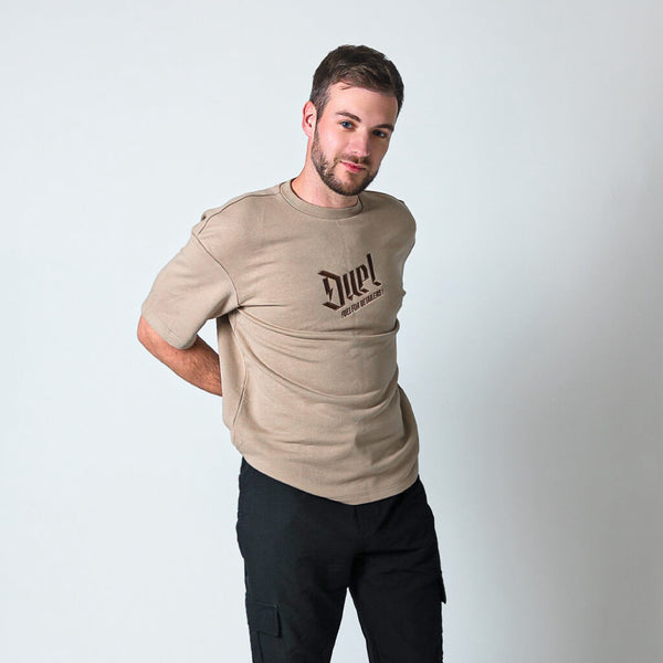 Duel Autocare  "Signature" Heavyweight Oversized T-Shirt stitched logo