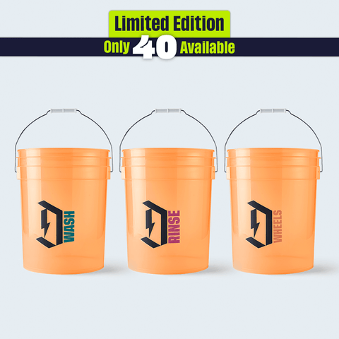 Limited Edition Transparent Orange Detailing Bucket Set (Only 40 Sets Available!)