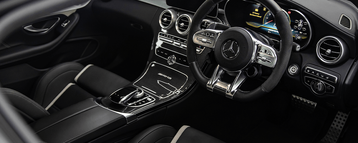 Clean car interior