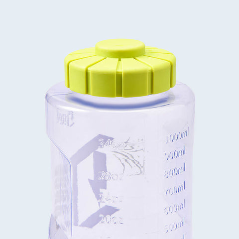 Snow Foam Lance Bottle & Lid with measurements