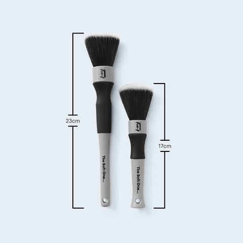 Duel Soft Detailing Brushes 2 Pack sizes