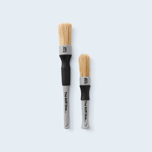 Duel Stiff Detailing Brushes 2 Pack