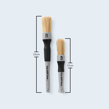 Duel Stiff Detailing Brushes 2 Pack sizes