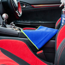 Duel Glass Waffle Towel car interior for use on infotainment screens glass and plastics with optical glass cleaner