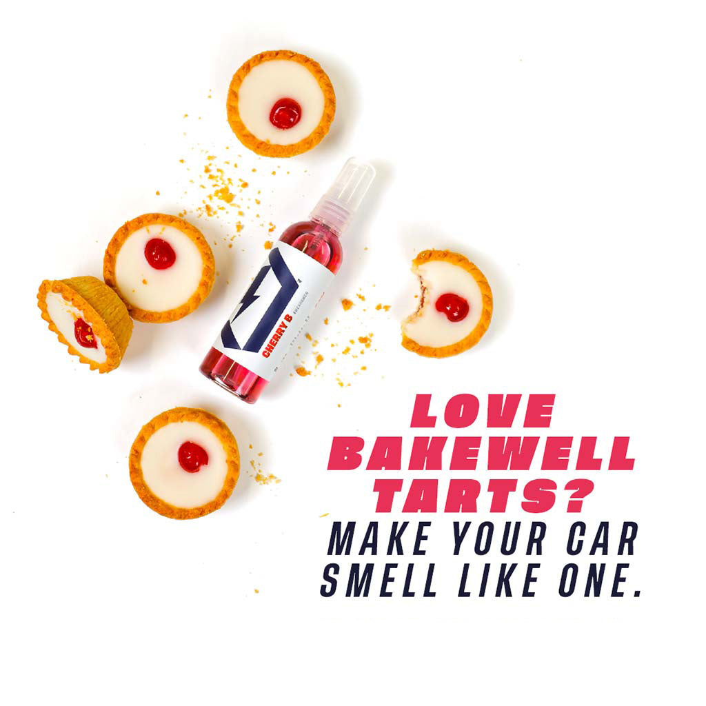 Cherry B Air Freshener With Bakewell tart