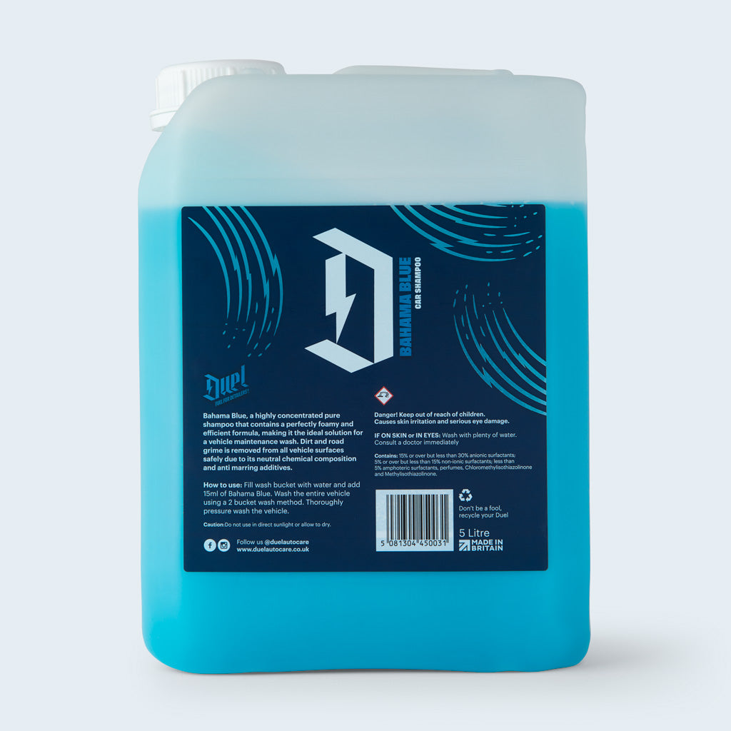 Duel Bahama Blue High Concentrated Shampoo 5 Litre