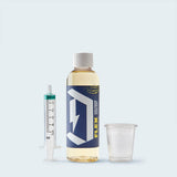 Duel Flex Polymer Sealant, syringe and measuring cup