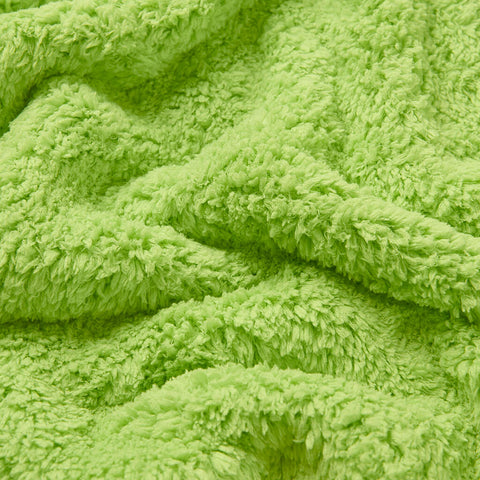 Coral Fleece Microfibre Cloth Green detail