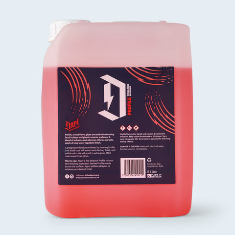 Duel Profile Tyre & Trim Dressing 5 Litre