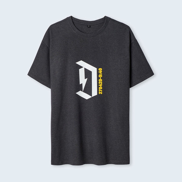 Duel Oversized T-shirt Charcoal