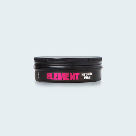 Duel Element Hybrid Wax branding on side of the tin