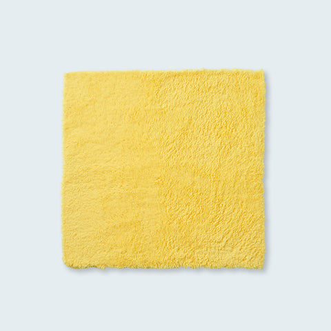 Coral Fleece Microfibre Cloth Yellow 40cm x 40cm