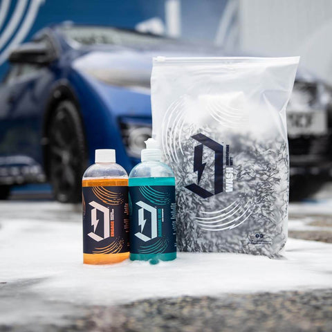 The Detailing Wash Kit in use