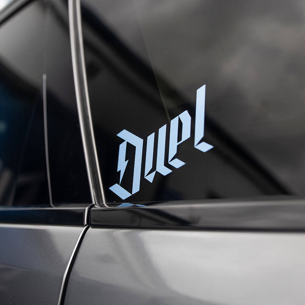 Dudule Sticker DUEL Window Decal | Duel Auto Care