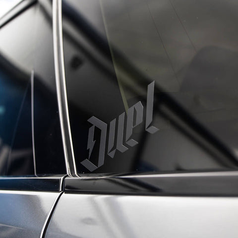 Duel Sticker Matt Black