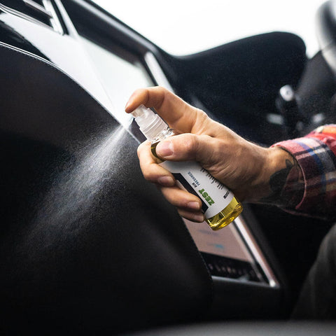 Zest Car Air Freshener in use