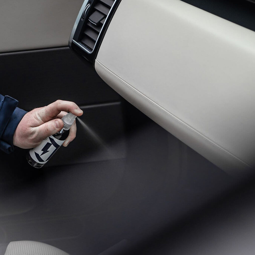 Passion Car Air Freshener Spray on Mats